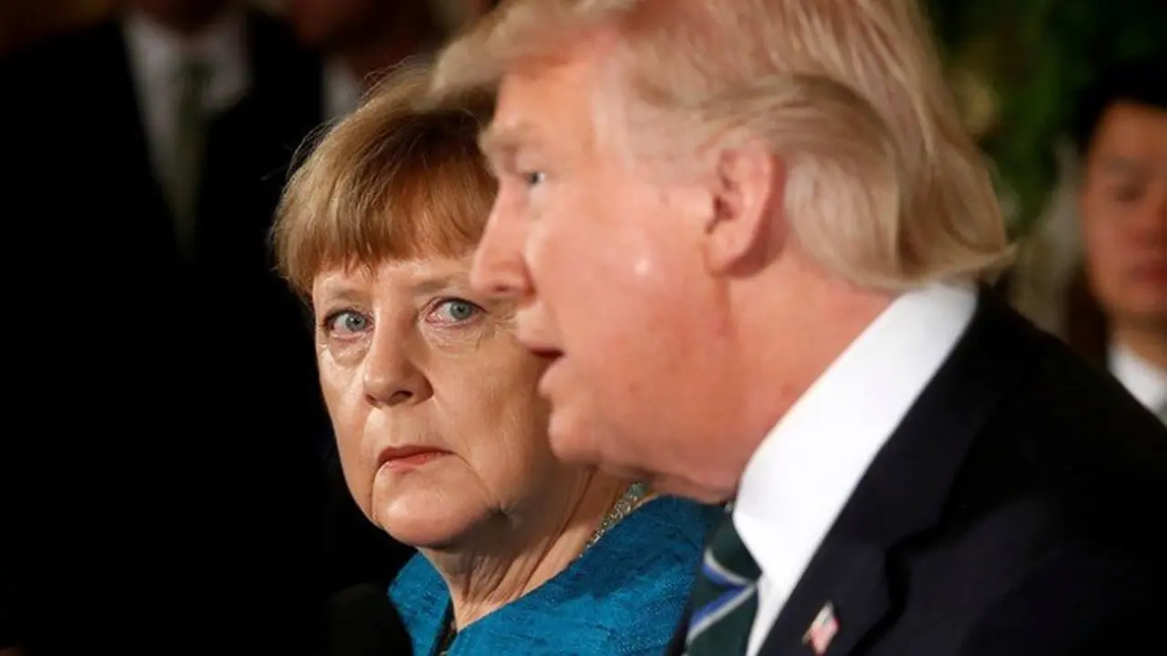 Angela Merkel y Donald Trump. / RRSS