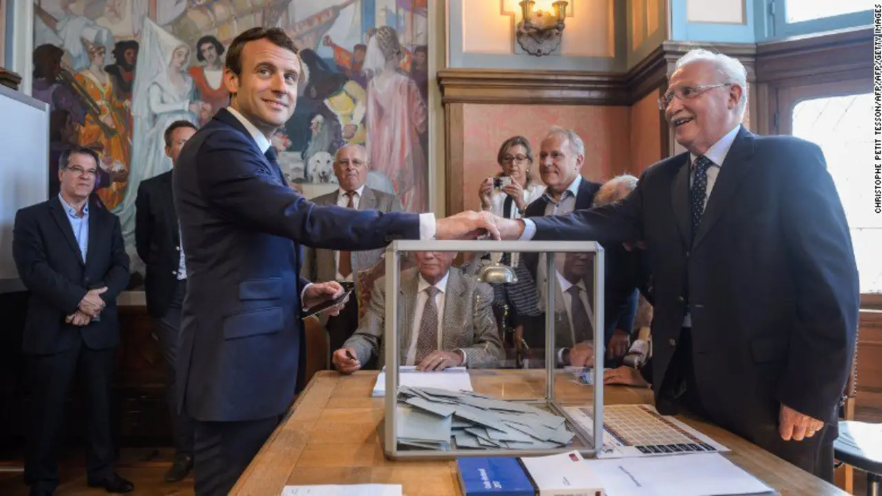 Emmanuel Macron. / CNN