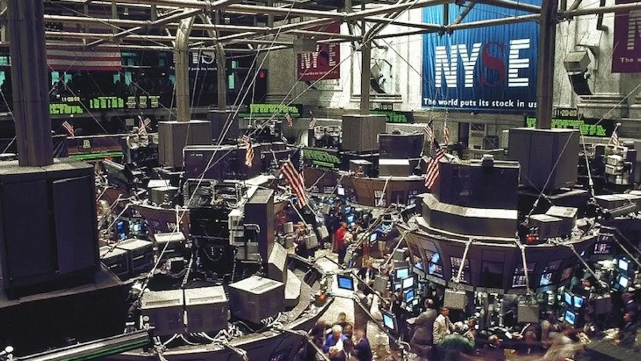 Stock Exchange Manhattan New York Trading Floor.