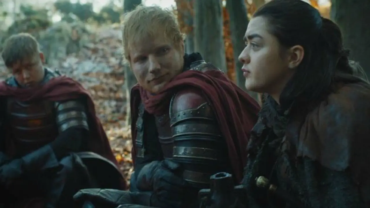 Cameo de Ed Sheeran en el primer cap&iacute;tulo de la s&eacute;ptima temporada de Game of Thrones. / HBO