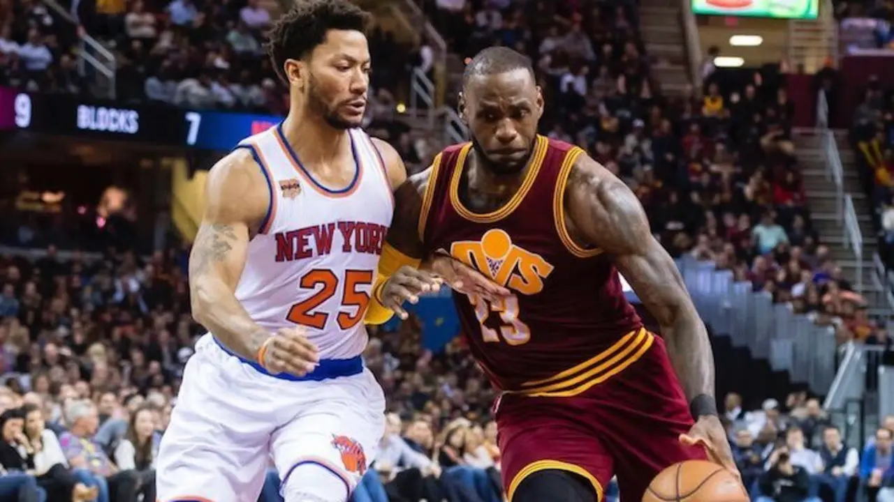 Derrick Rose (izq.) cerca de fichar por los Cleveland Cavaliers. / Twitter.