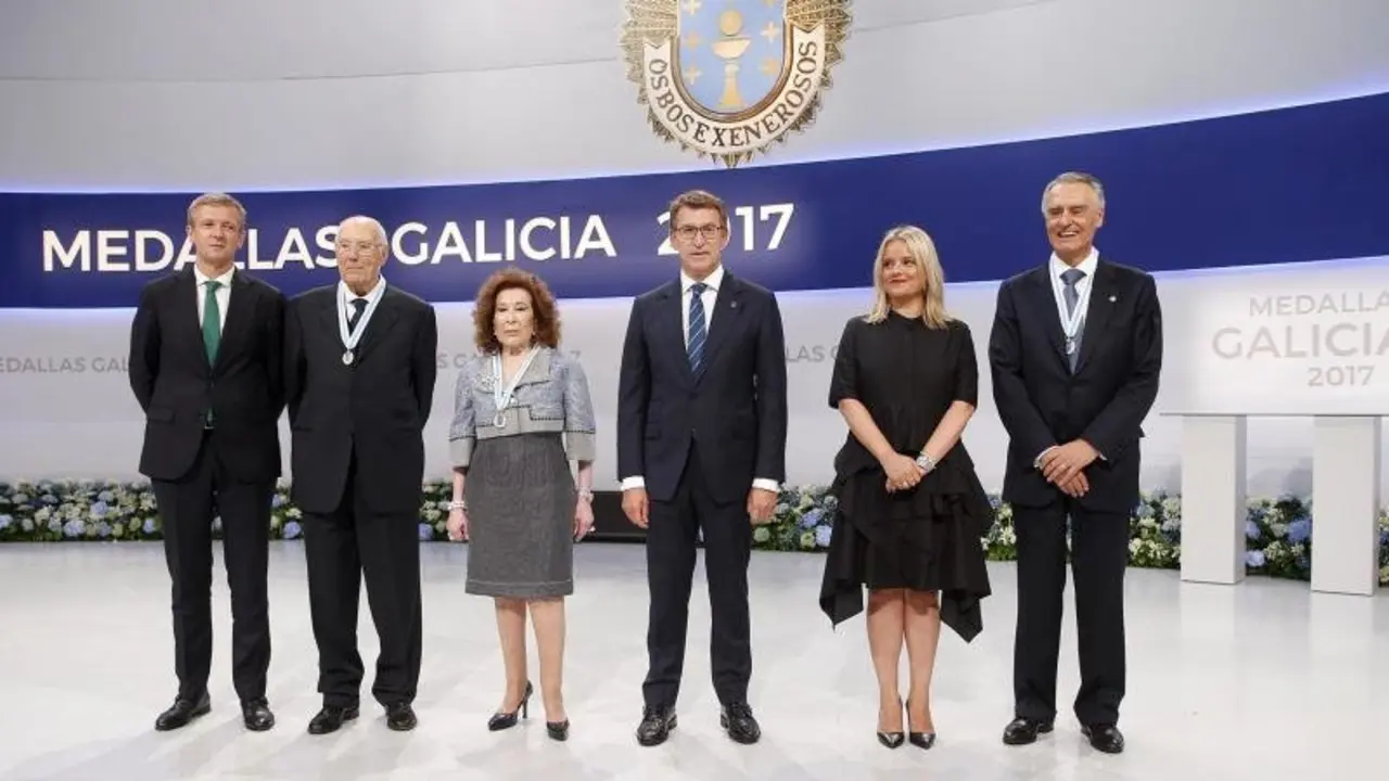 Acto de entrega de las Medallas Galicia 2017.