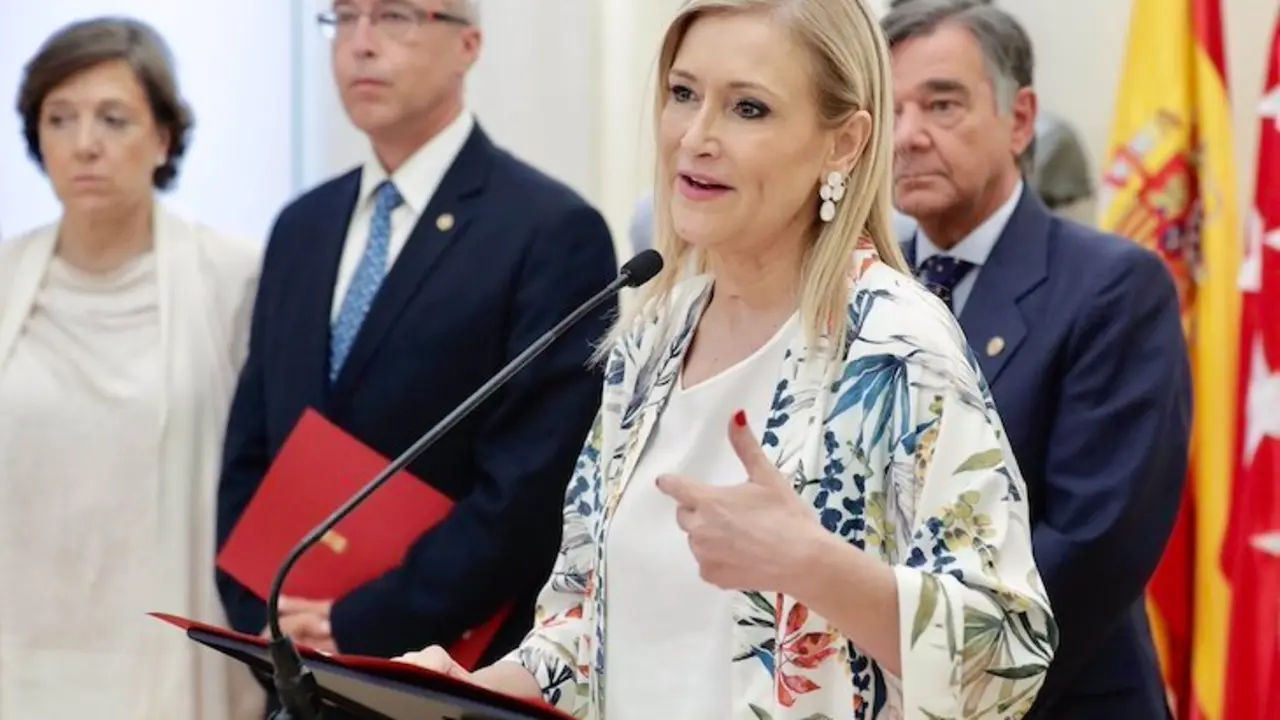 Cristina Cifuentes, presidenta de Madrid. / Twitter.