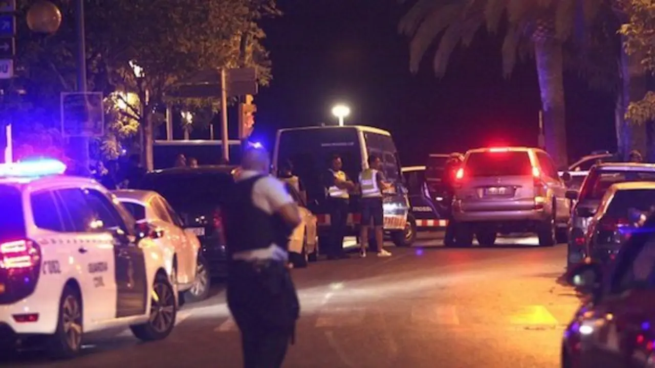 Imagen de Barcelona tras el atentado. / Twitter.