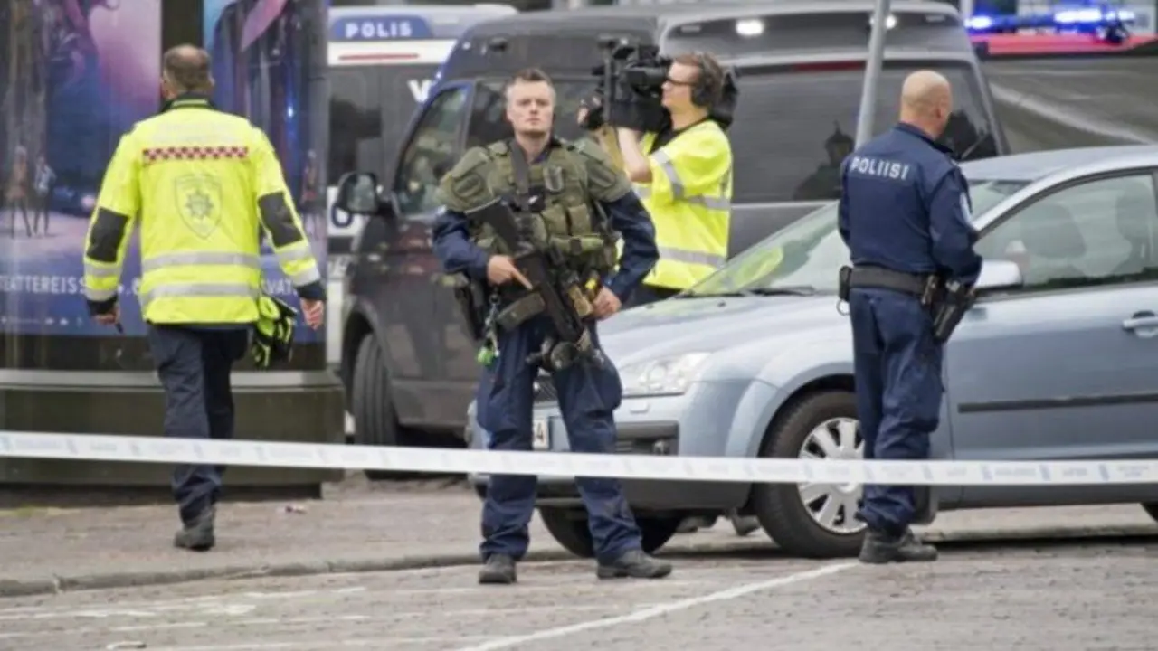Escena del ataque en Finlandia. / RRSS