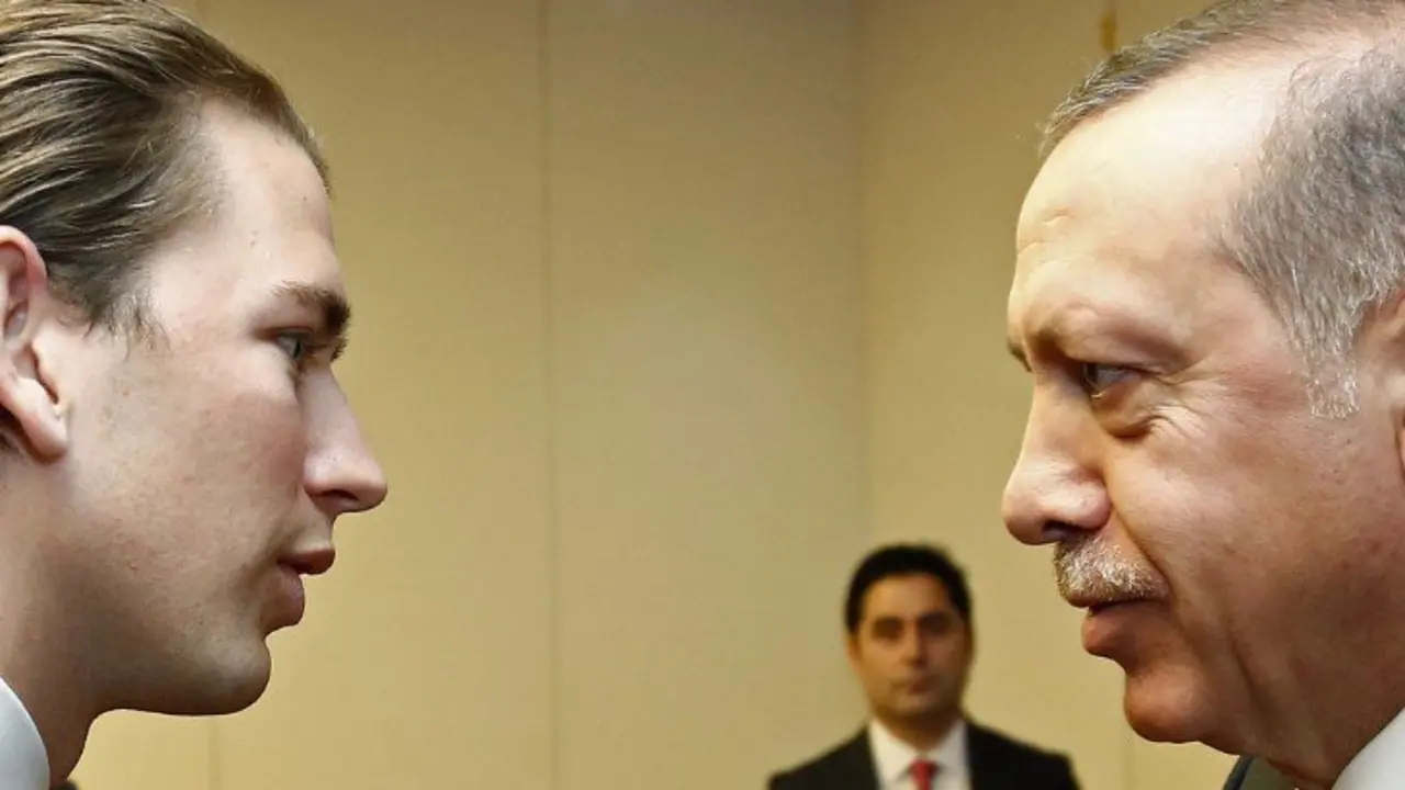 Sebastian Kurz y el presidente Erdogan. / RRSS