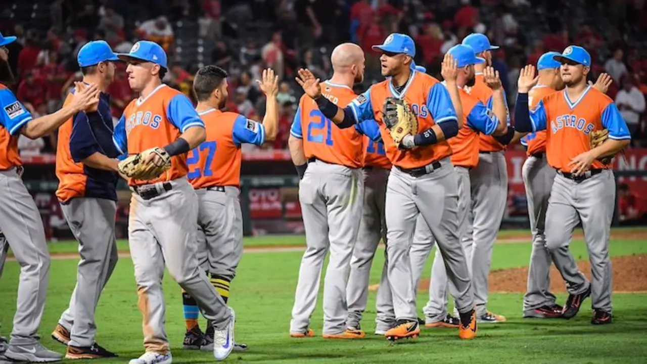 Jugadores de los Houston Astros.