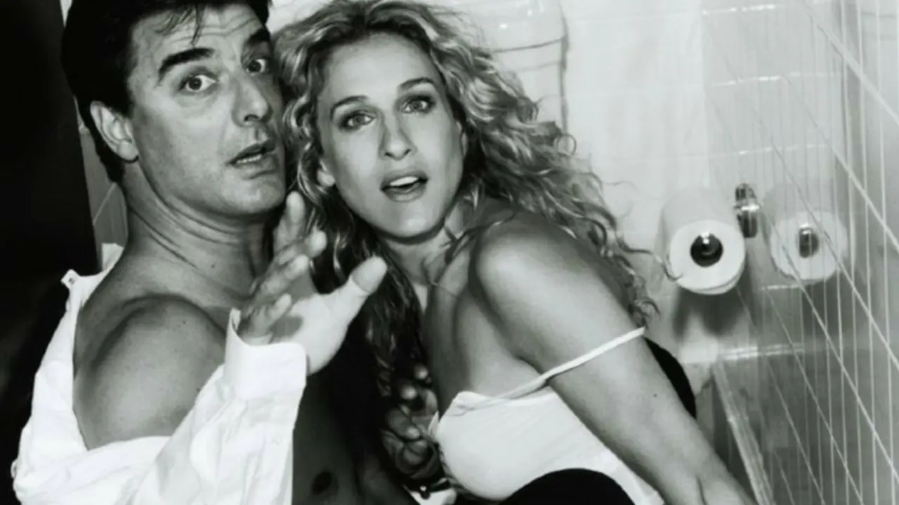 Chris Noth, actor, y Sarah Jessica Parker, actriz. Pinterest.