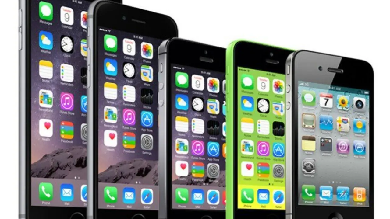 Evoluci&oacute;n de la familia iPhone. revistagq.com
