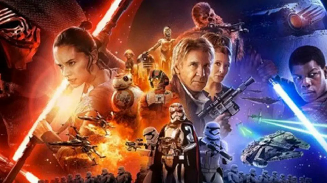 P&oacute;ster del Episodio VII de Star Wars. Lucasfilm.