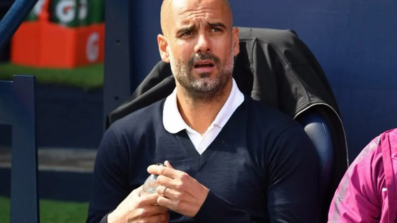 Guardiola, t&eacute;cnico del Manchester City. / RR SS