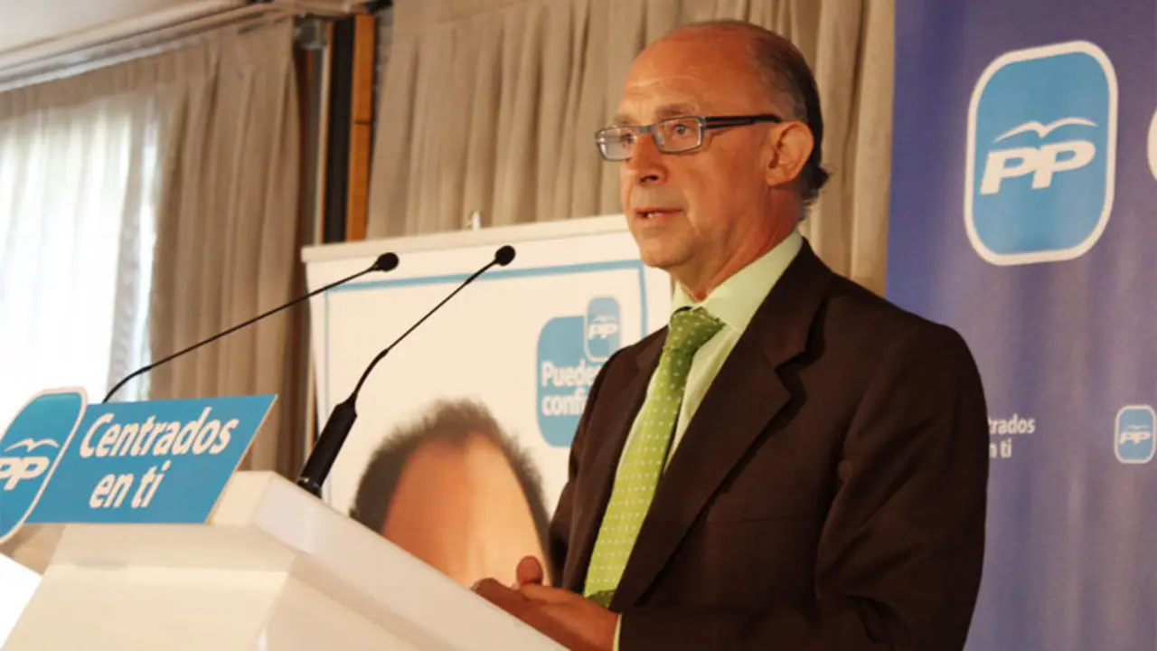Ministro de Hacienda, Crist&oacute;bal Montoro.