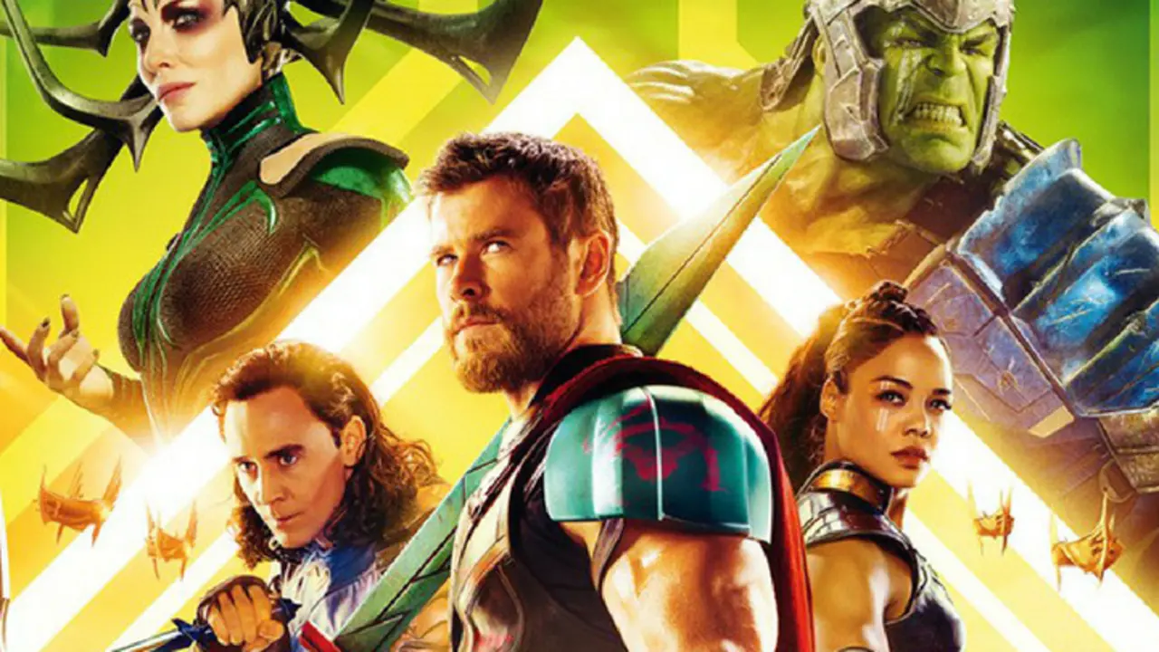 P&oacute;ster de Thor Ragnarok.