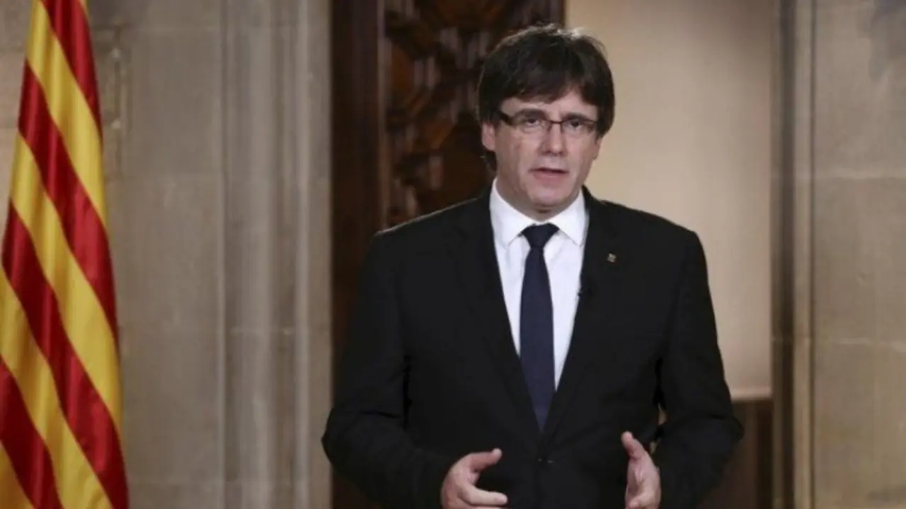 Carles Puigdemont, presidente depuesto de la Generalidad de Catalu&ntilde;a. / Twitter