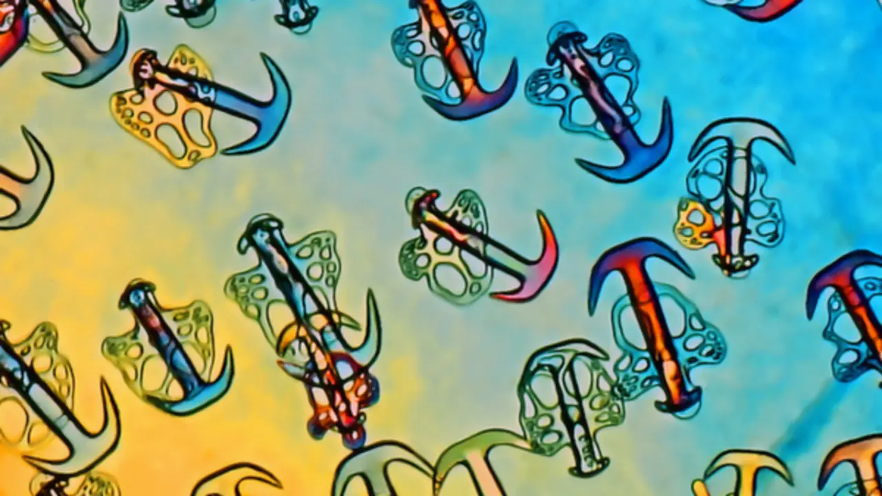 Foto de Christian Gautier de Biosphoto, Le Mans, Francia. Piel de Synapta (pepino de mar). Nikon Small World.