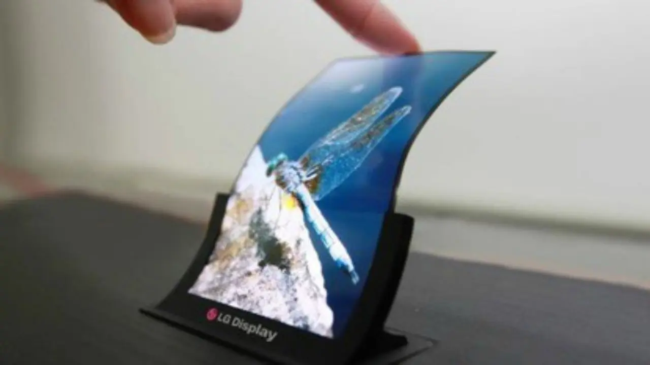 Dispositivo con pantalla plegable. LG