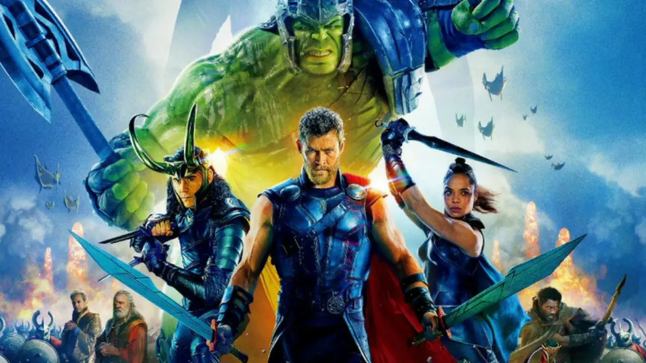P&oacute;ster de Thor Ragnarok.