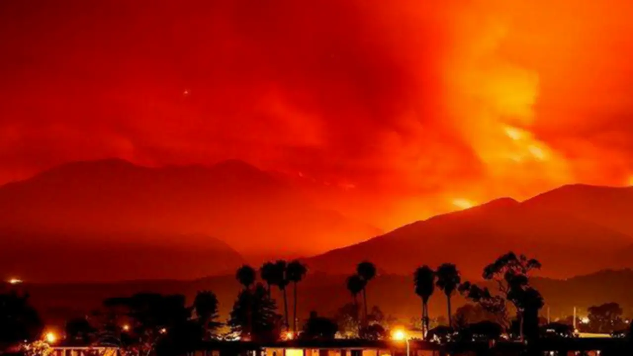 Incendios en California. Twitter.