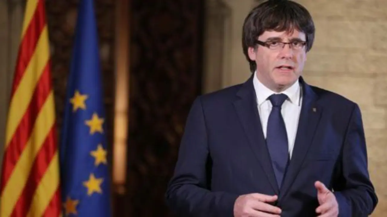 Carles Puigdemont. / TV