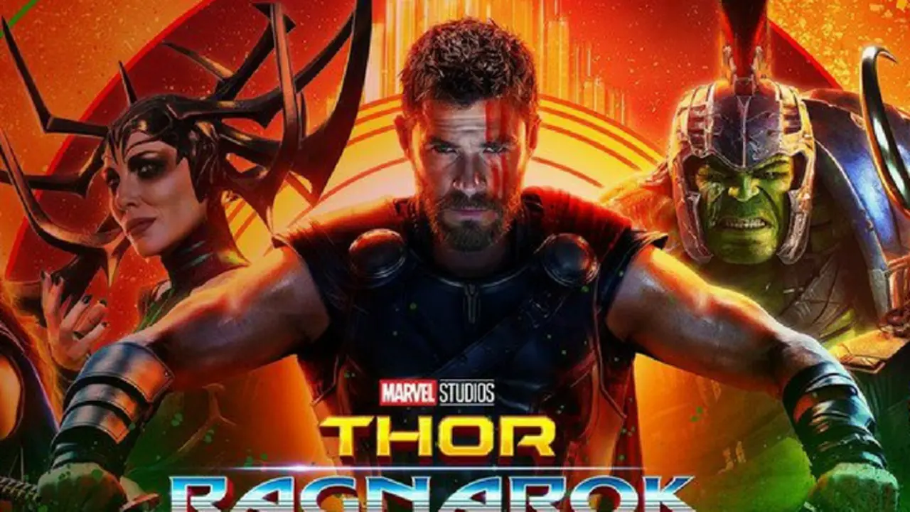 P&oacute;ster de Thor Ragnarok./ RRSS