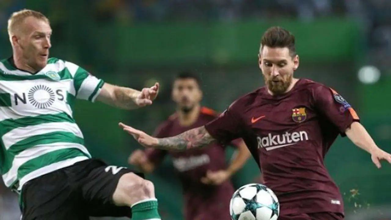 El Sporting de Lisboa ha complicado al Barcelona. / Twitter-Diario La Nación