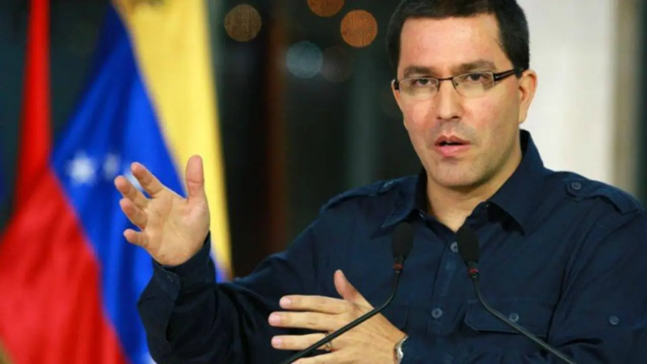 Jorge Arreaza, ministro de Relaciones Exteriores de Venezuela. Twitter oficial @vencancilleria