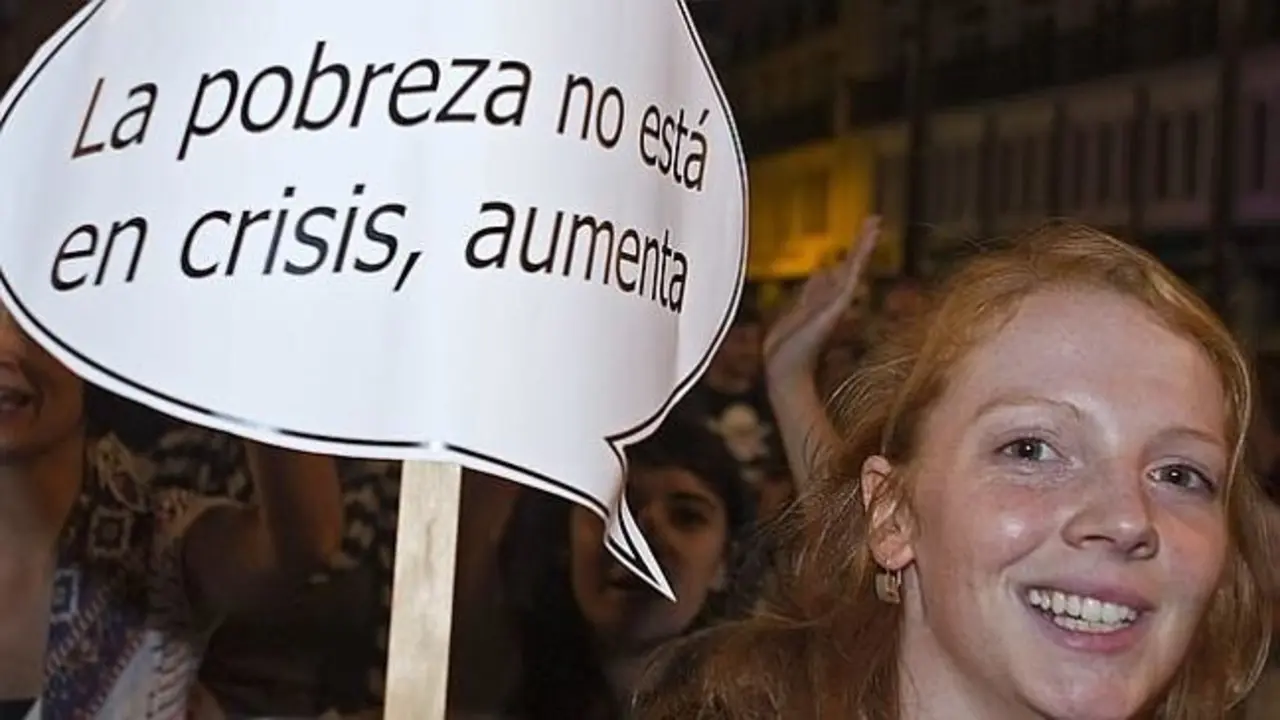 Protesta contra la crisis. / J.M. Vidal