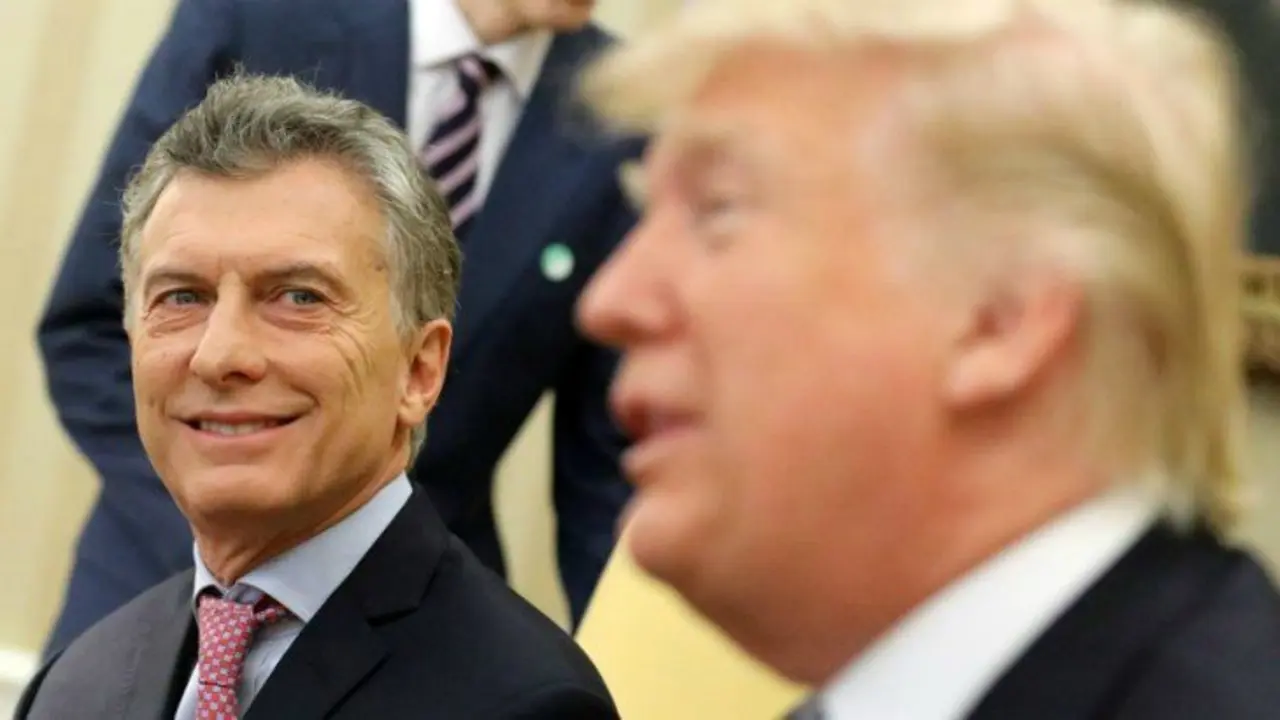 Mauricio Macri, presidente de Argentina y Donald Trump, presidente de Estados Unidos. Apertura.com