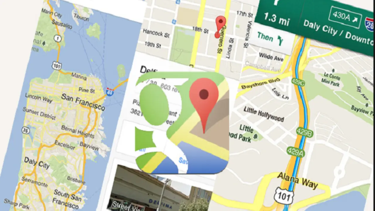 Google maps.