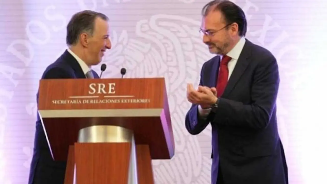 Antonio Meade (der.) y Luis Videgaray (izq.). / Twitter