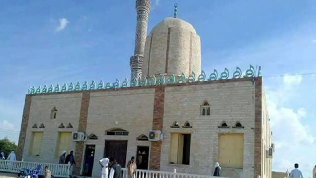 Templo donde se encontraban las v&iacute;ctimas minutos antes del atentado.