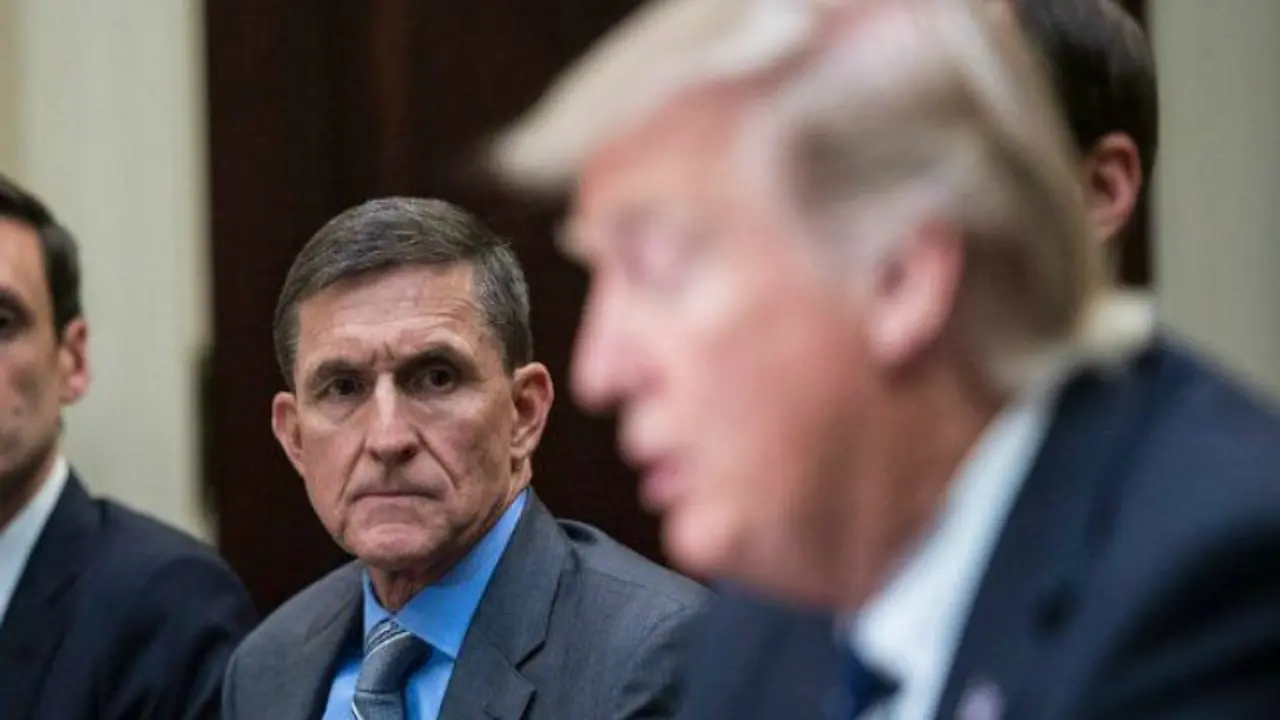 Michael Flynn, exjefe de Seguridad Nacional de EE UU, y Donald Trump, presidente de EE UU. Breitbart
