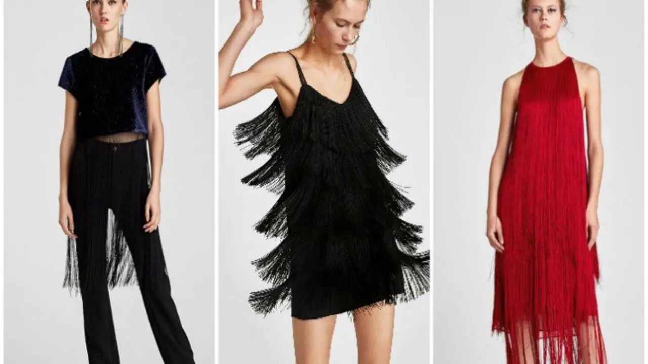 Moda con flecos. Zara