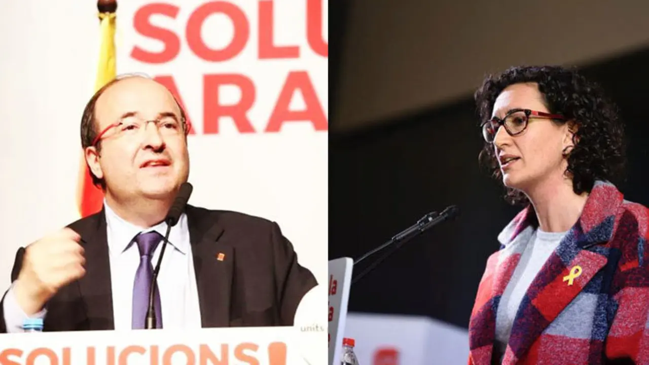 Miquel Iceta y Marta Rovira./ Mundiario
