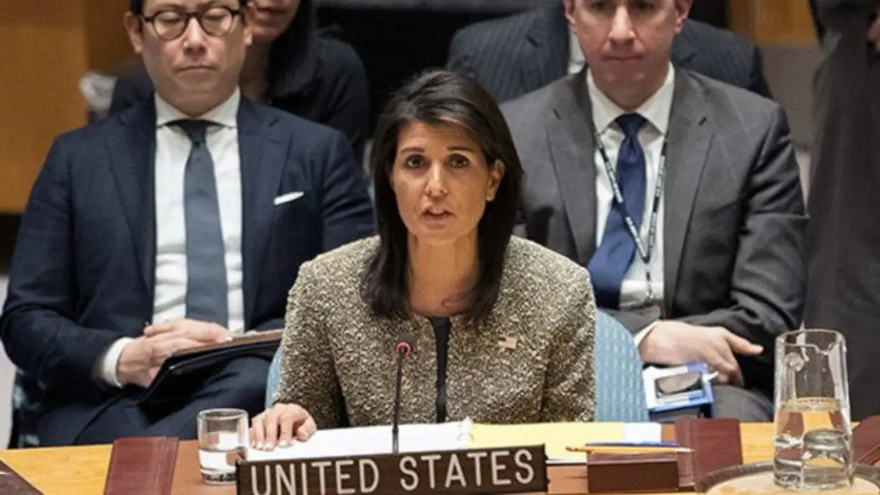 Nikki Haley, embajadora de EE UU en la ONU. Twitter