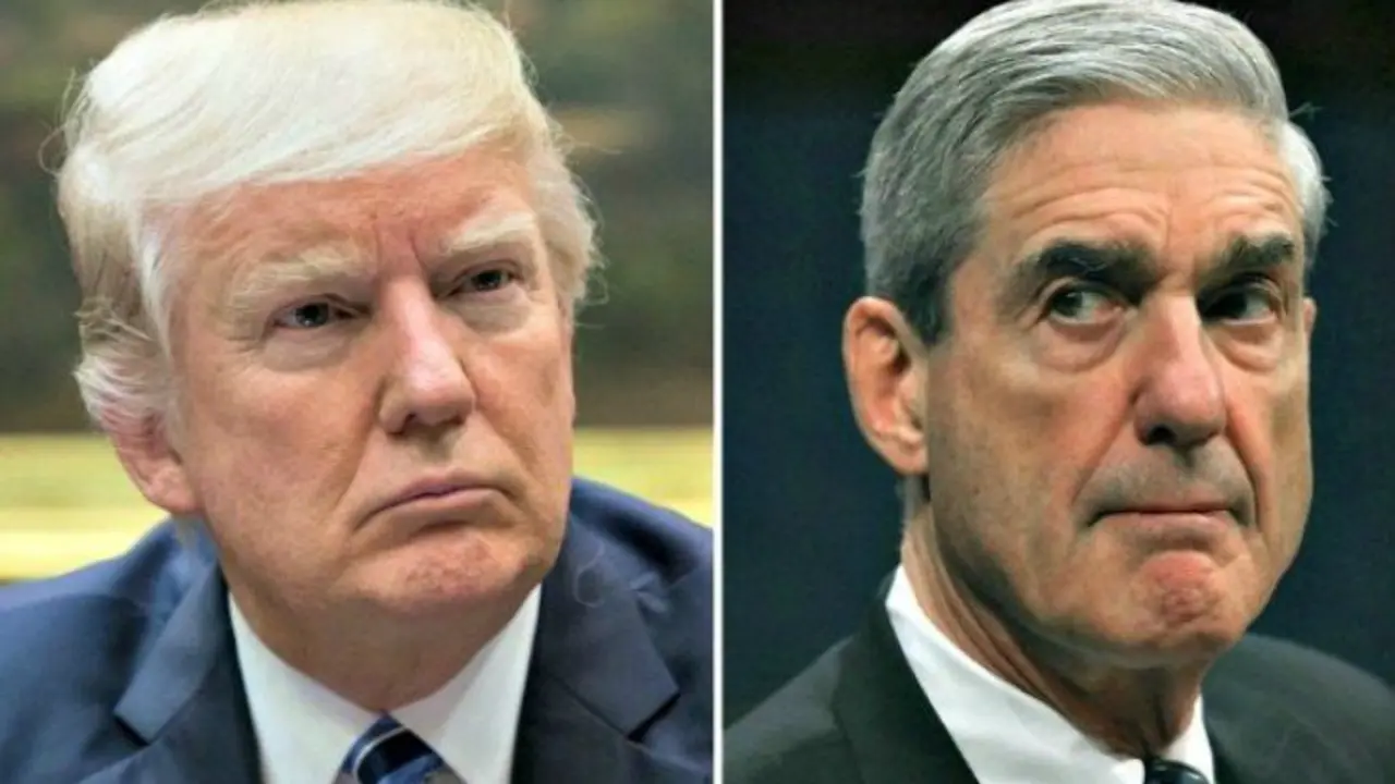 Donald Trump, presidente de Estados Unidos; y Robert Mueller, fiscal especial del FBI. RR SS