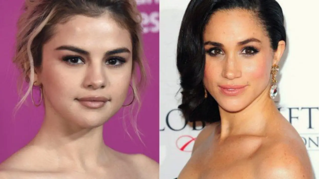 Selena Gomez y Meghan Markle, actrices. RR SS