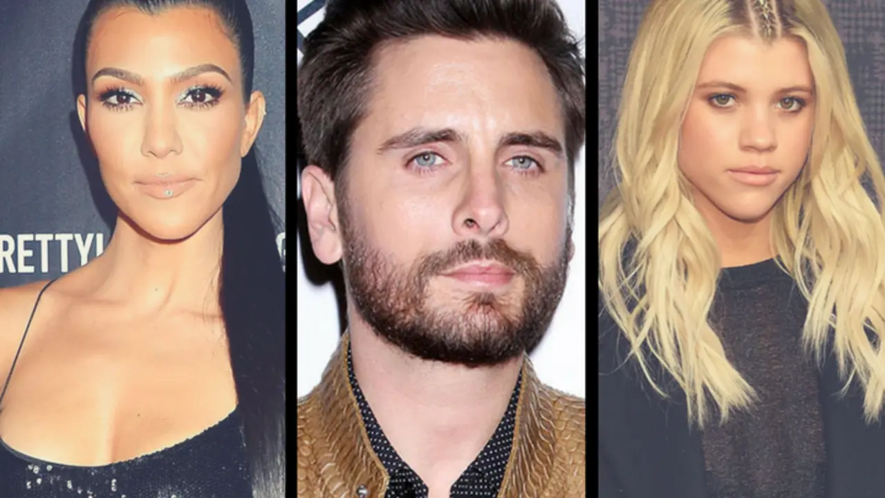 Kourtney Kardashian, empresaria; Scott Disick, empresario; y Sof&iacute;a Richie, modelo. RR SS.