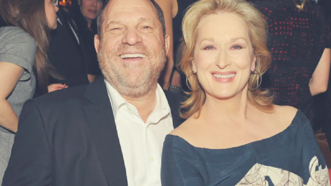 Harvey Weinstein, productor, y Meryl Streep, actriz. Pinterest.