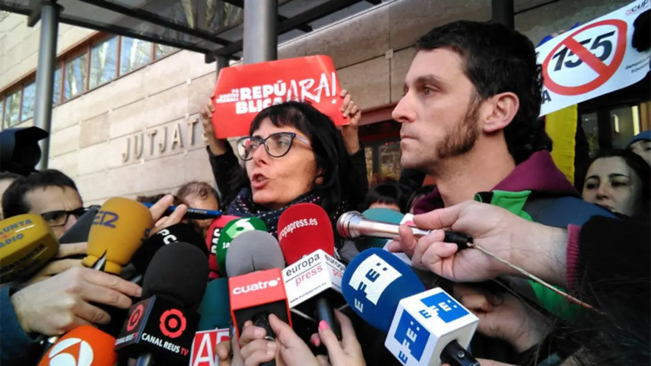 Oriol Ciurana y Marta Llorens./ @CUPReus (Twitter)