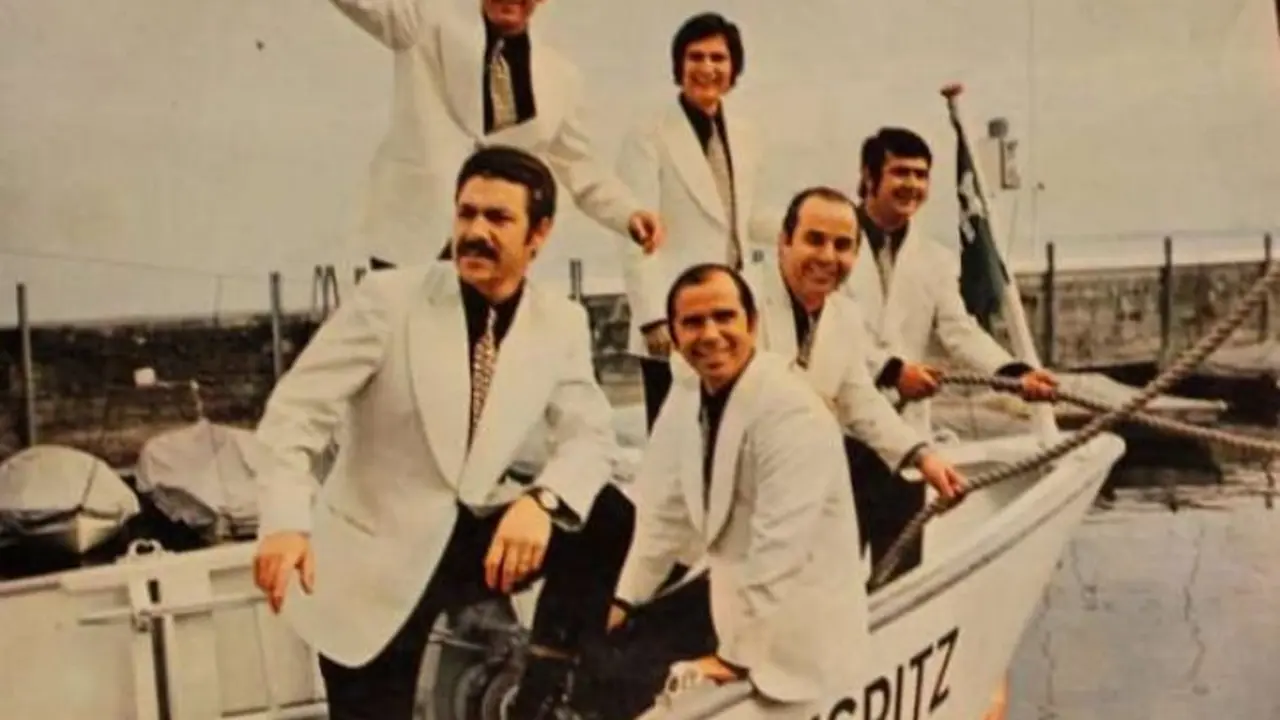 Imagen de la portada de un disco de los Magos de España grabado en Suiza.