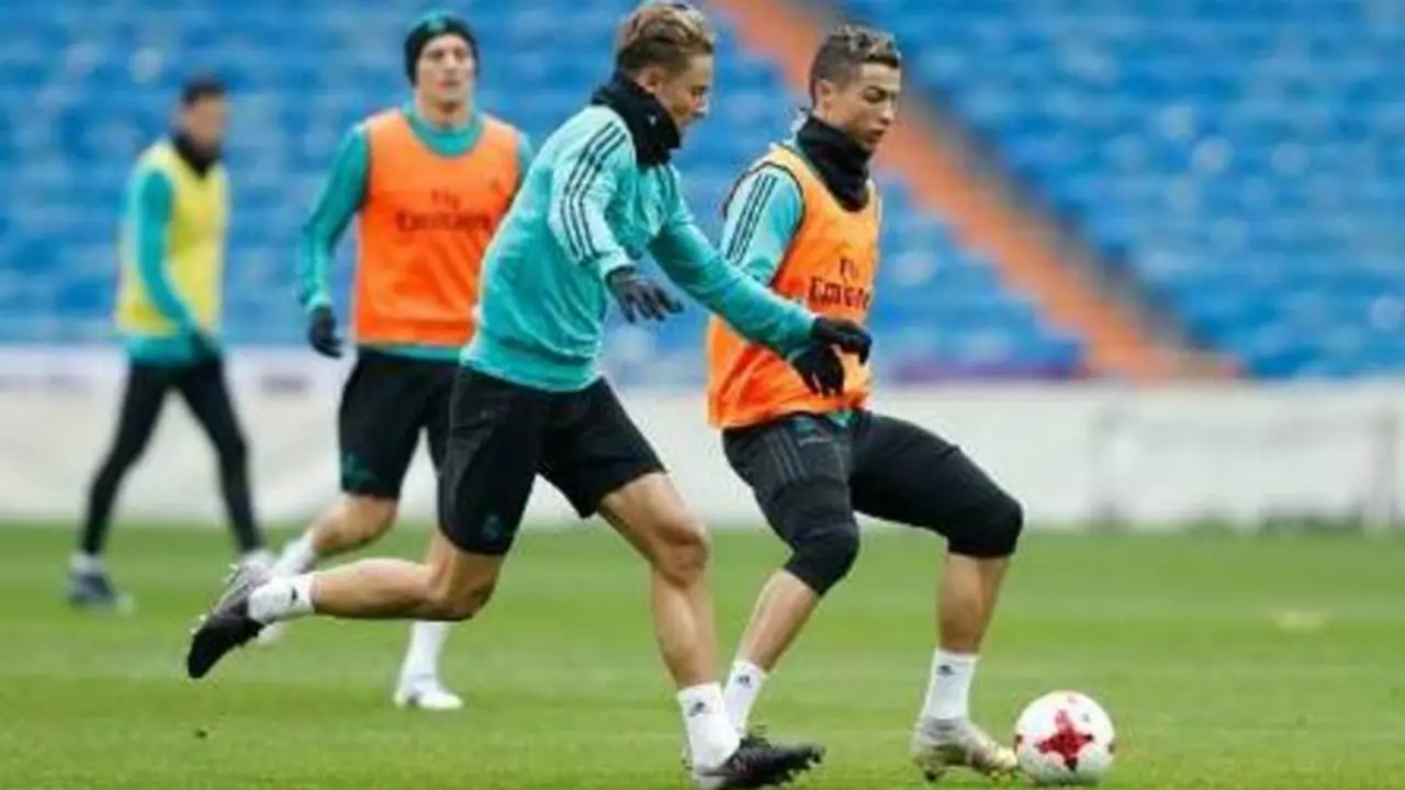Entrenamiento del Real Madrid