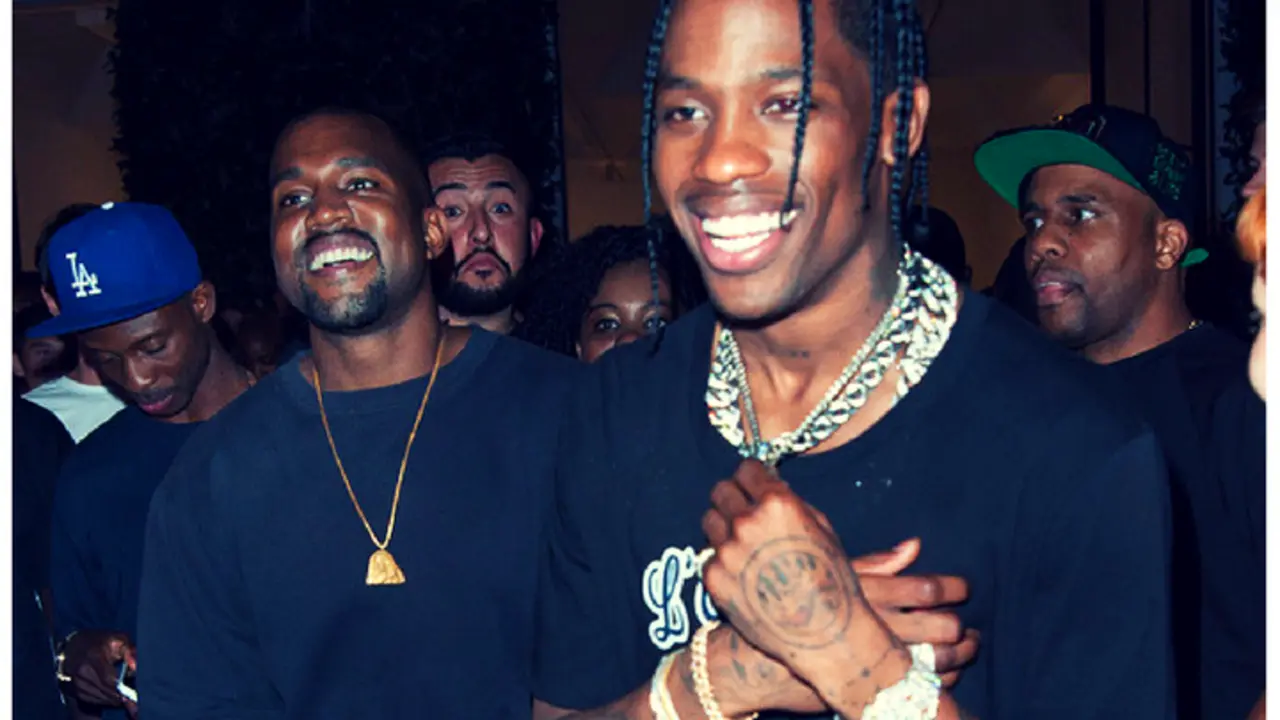Kanye West, rapero; y Travis Scott, rapero. RR SS.