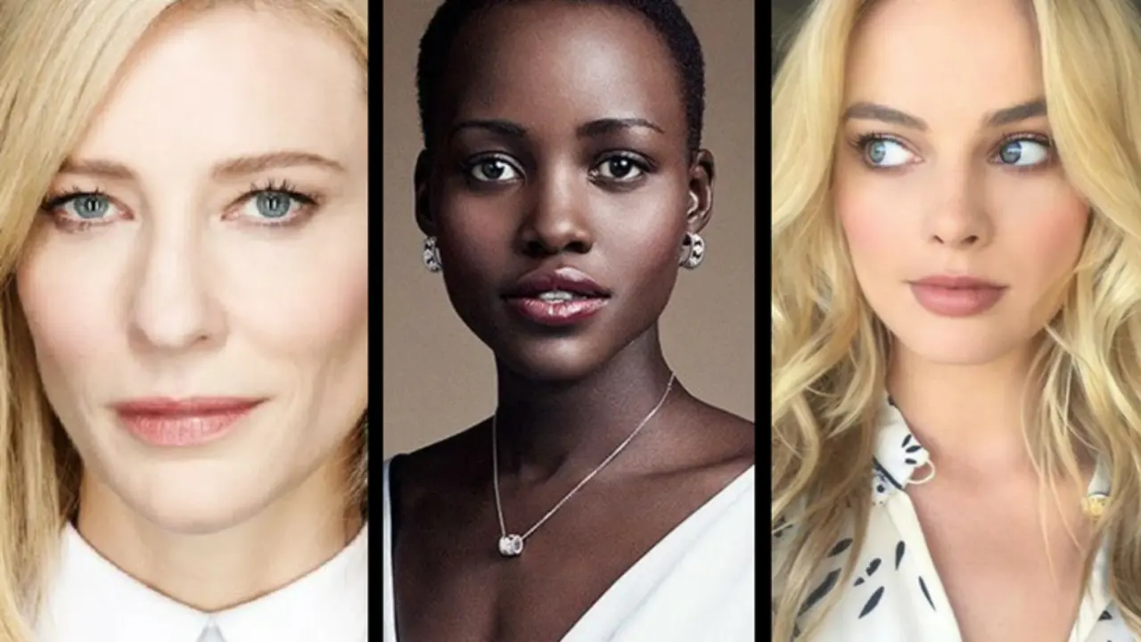 Cate Blanchett, actriz; Lupita Nyong'o, actriz; y Margot Robbie, actriz. Pinterest e Instagram.