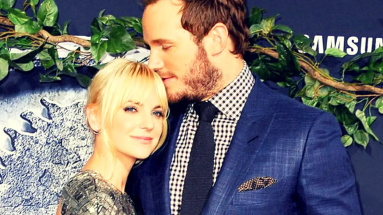Anna Farris, actriz; y Chris Pratt, actor. RR SS.