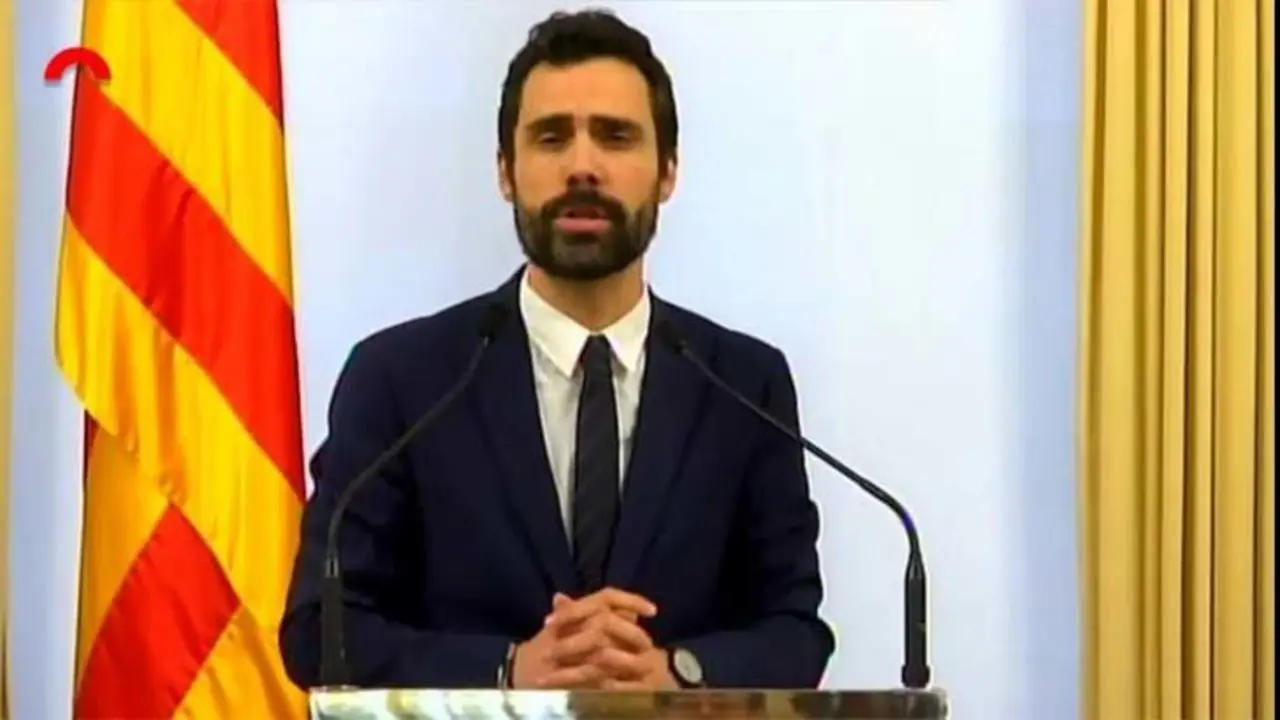 Presidente del Parlament de Catalu&ntilde;a, Roger Torrent. / @parlamentcat (Twitter)