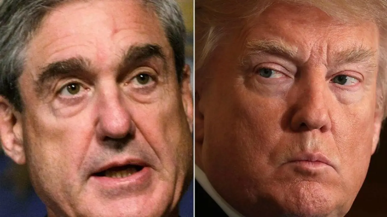 Robert Mueller, fiscal especial, y Donald Trump, presidente de Estados Unidos. / RR SS