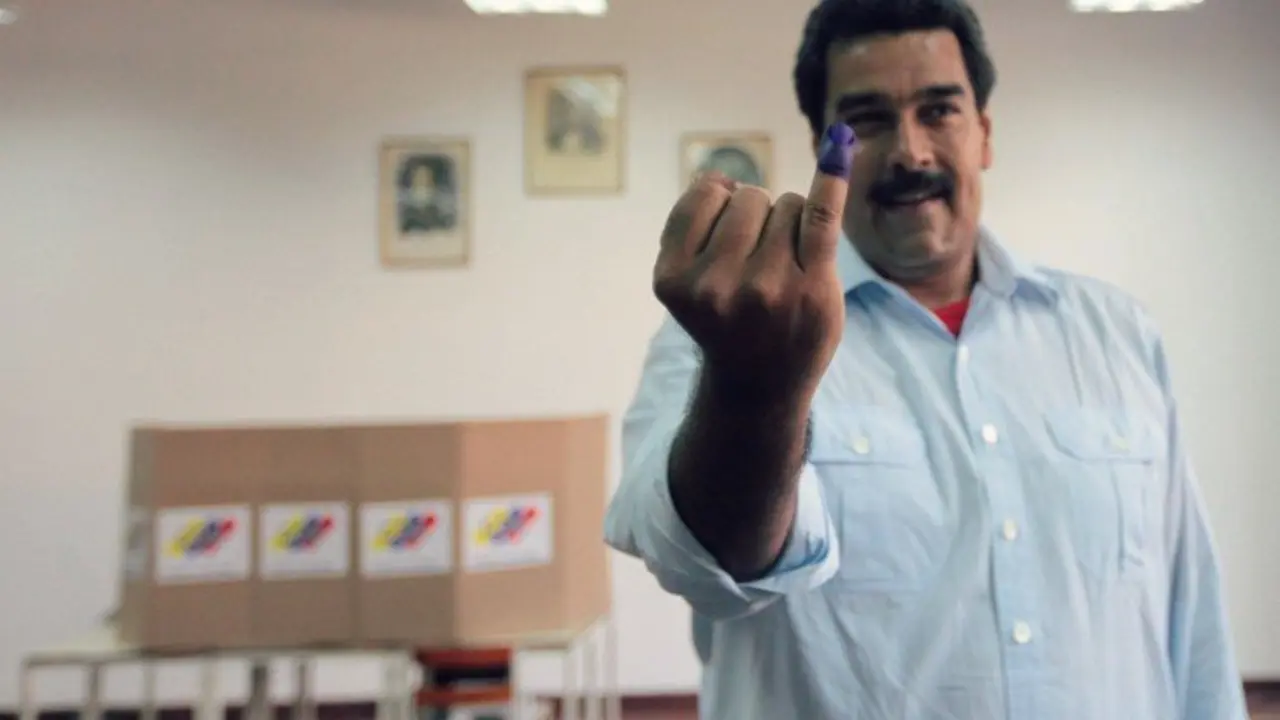 Nicol&aacute;s Maduro, presidente de Venezuela. Alba Ciudad 