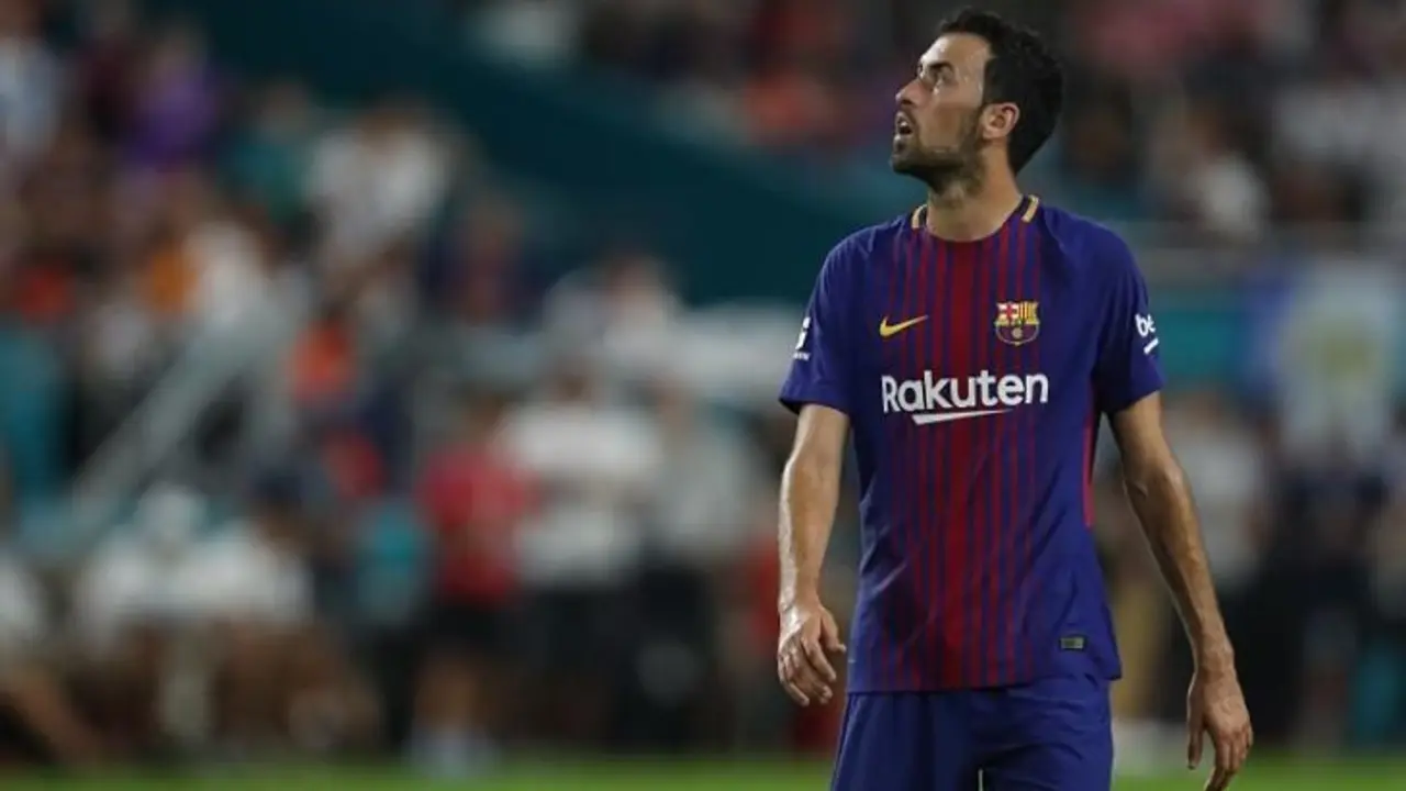 Sergio Busquets en el Barcelona./ Foto: @mundiario