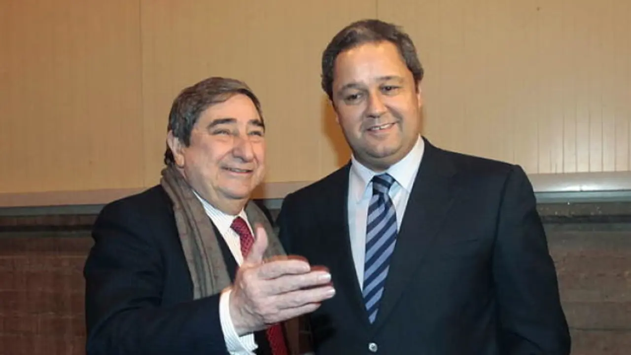Augusto César Lendoiro y Tino Fernández.